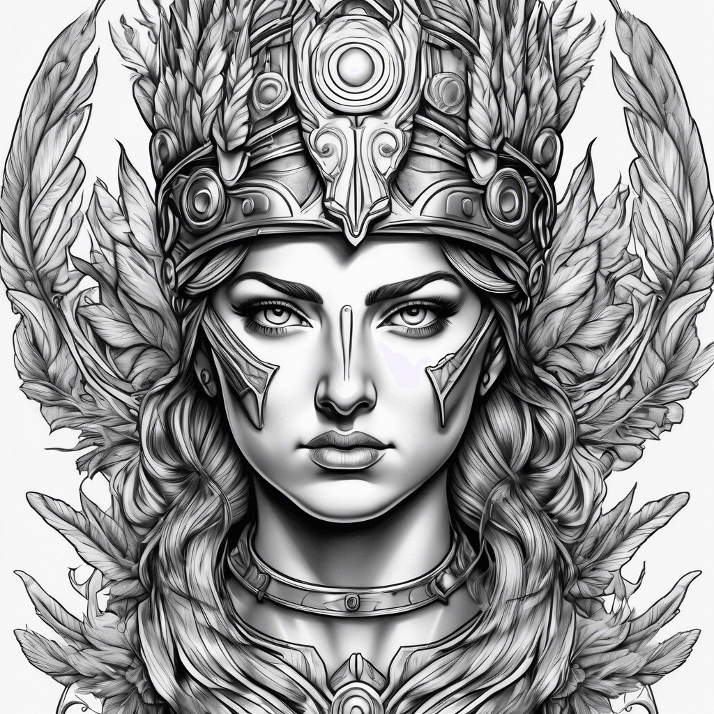 Athena at battle