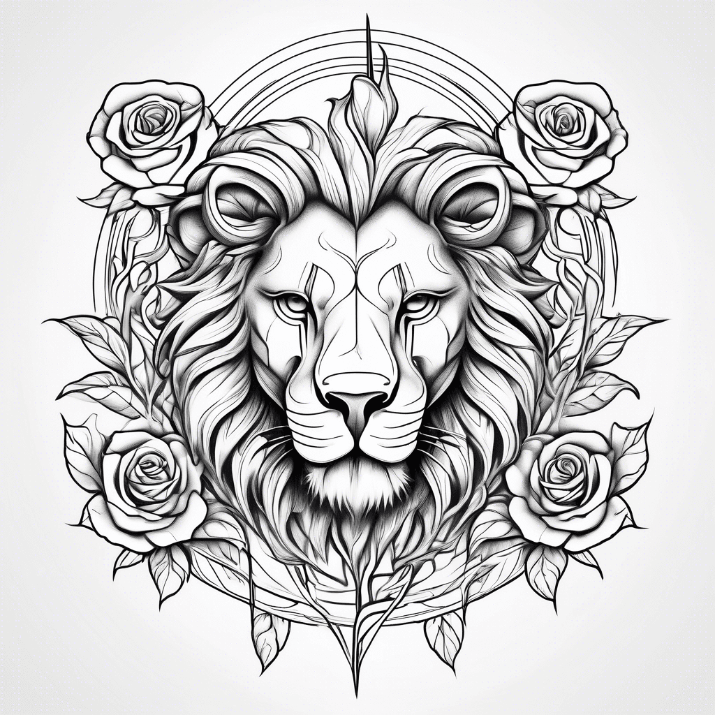 Sagittarius rose lion