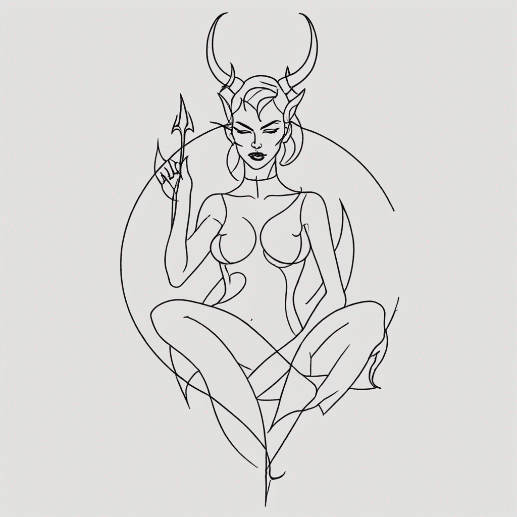 Sexy female devil 
