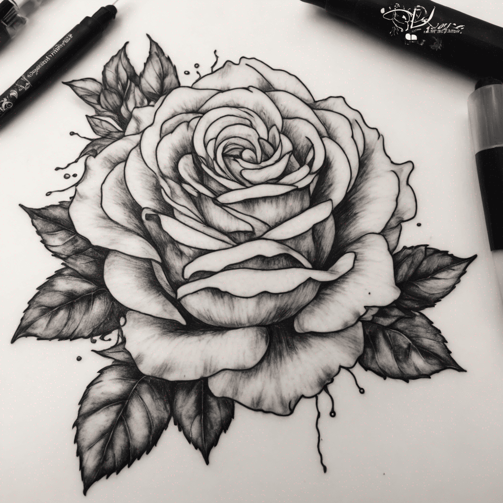 a beautiful rose