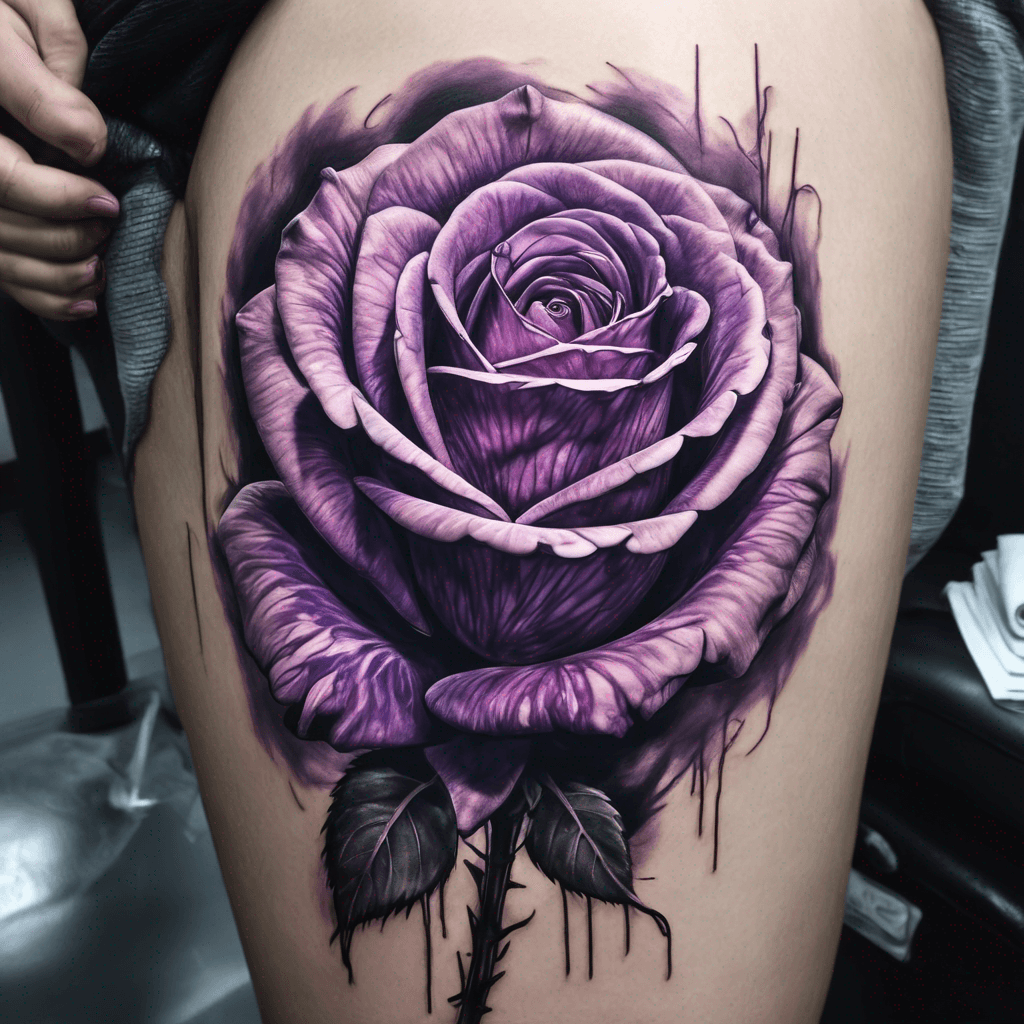 Purple rose 