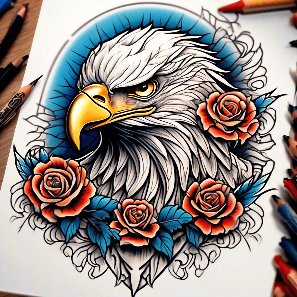 eagle, no background