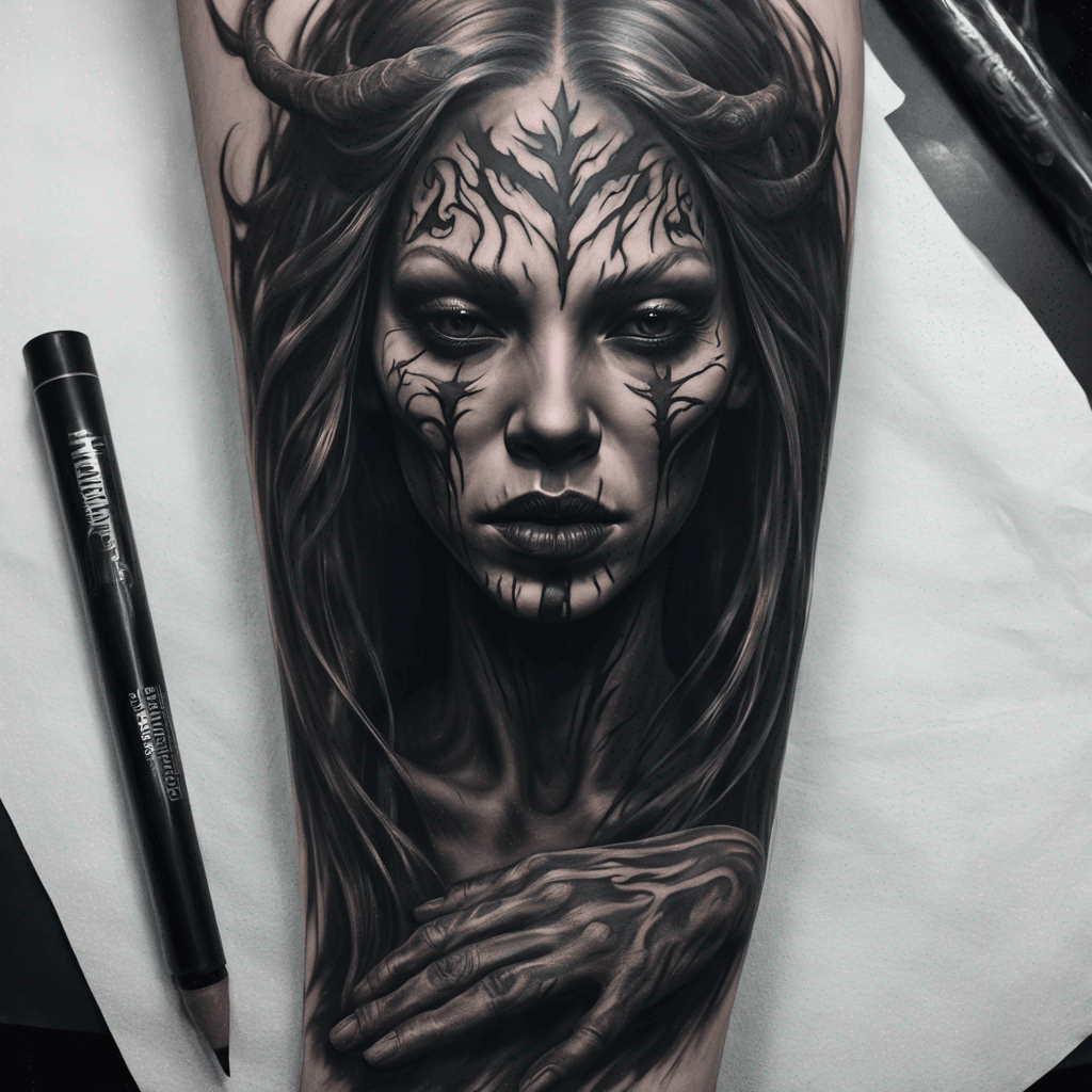 dark spirit with skin