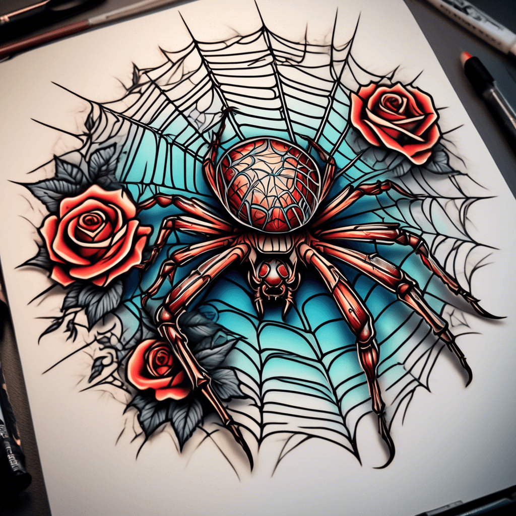 spider with a web