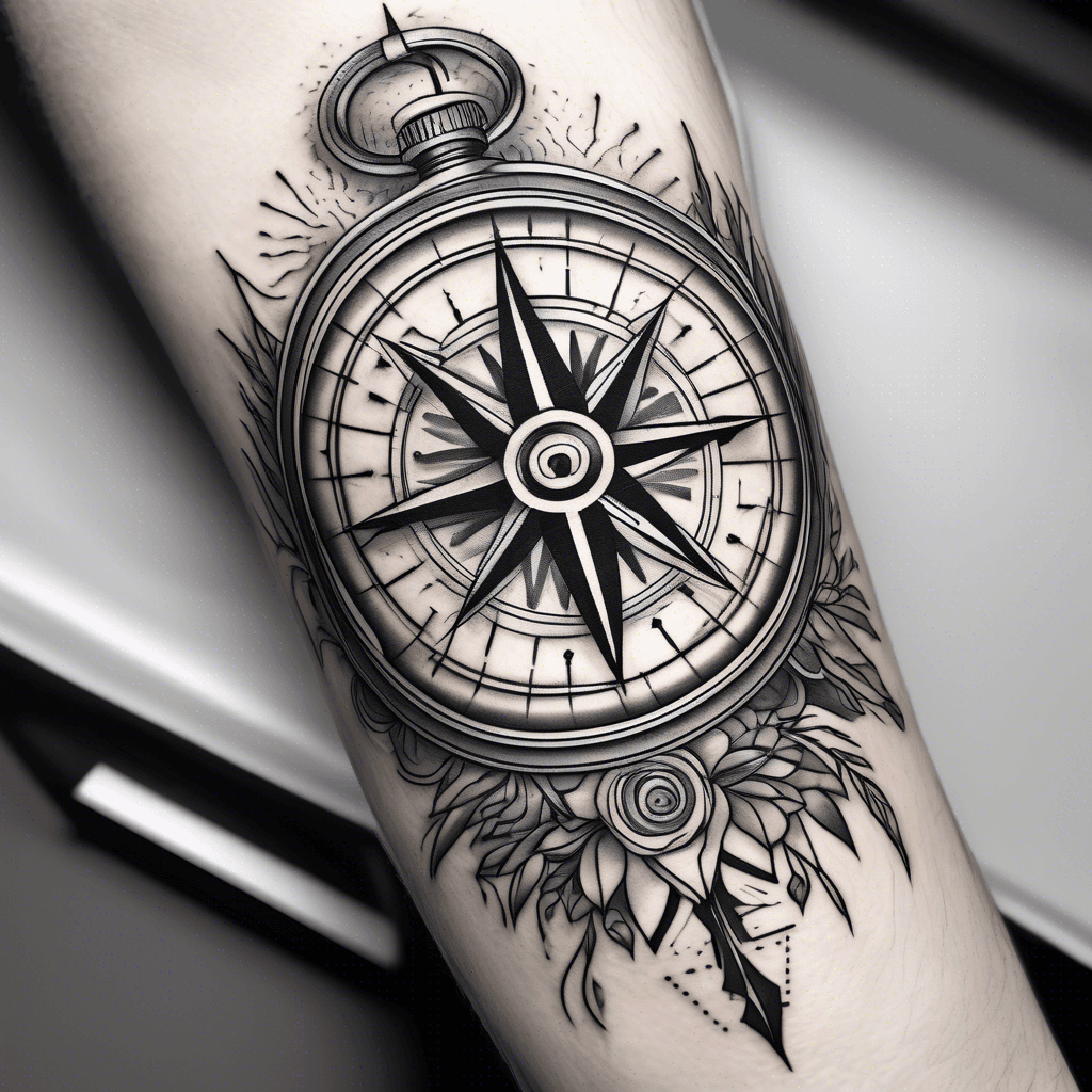 Manly Compass on bicep