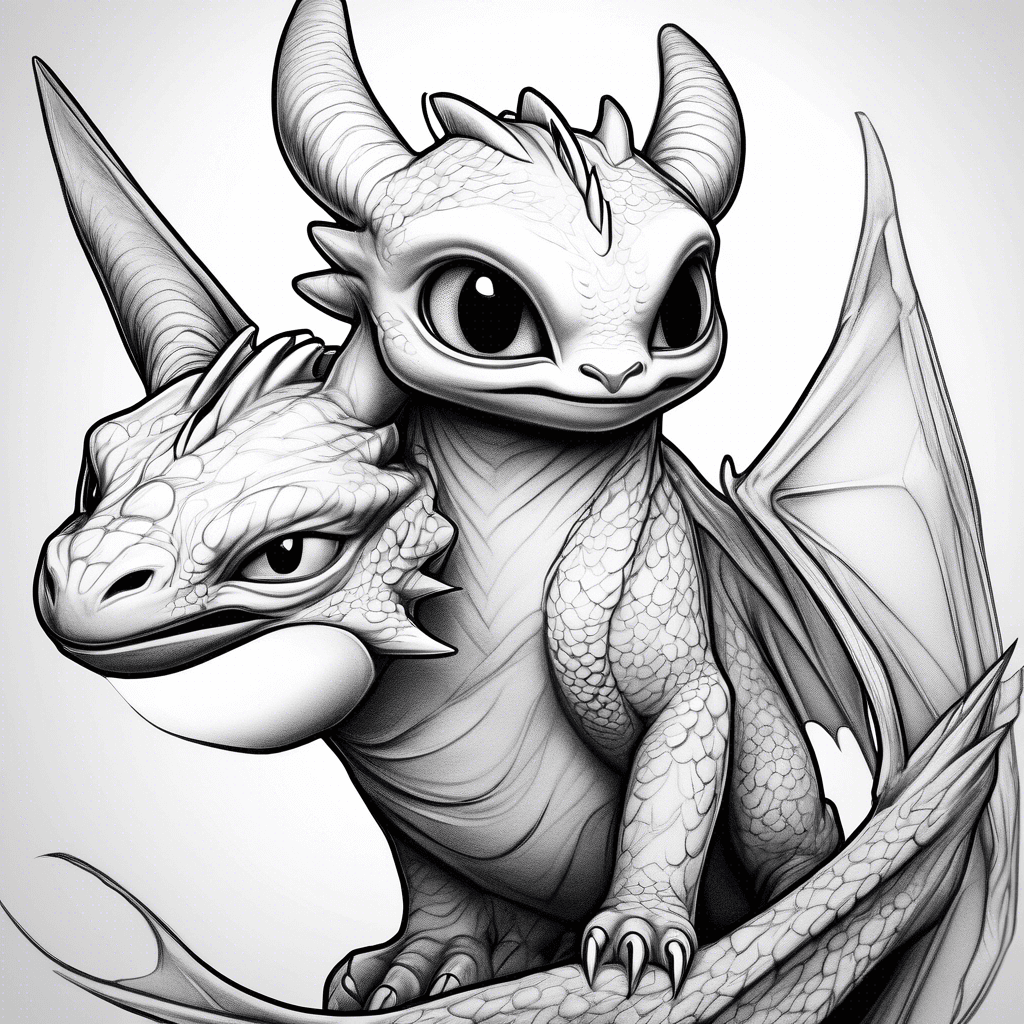 toothless and lightfury