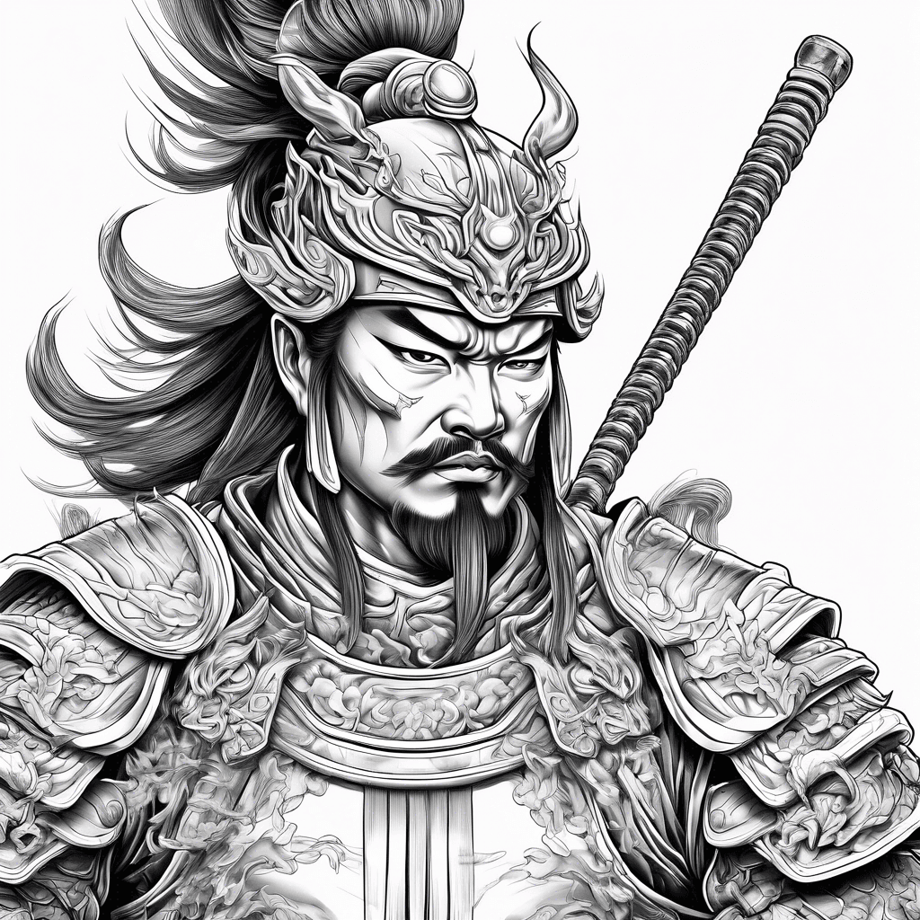 Chinese Warrior Lu Bu