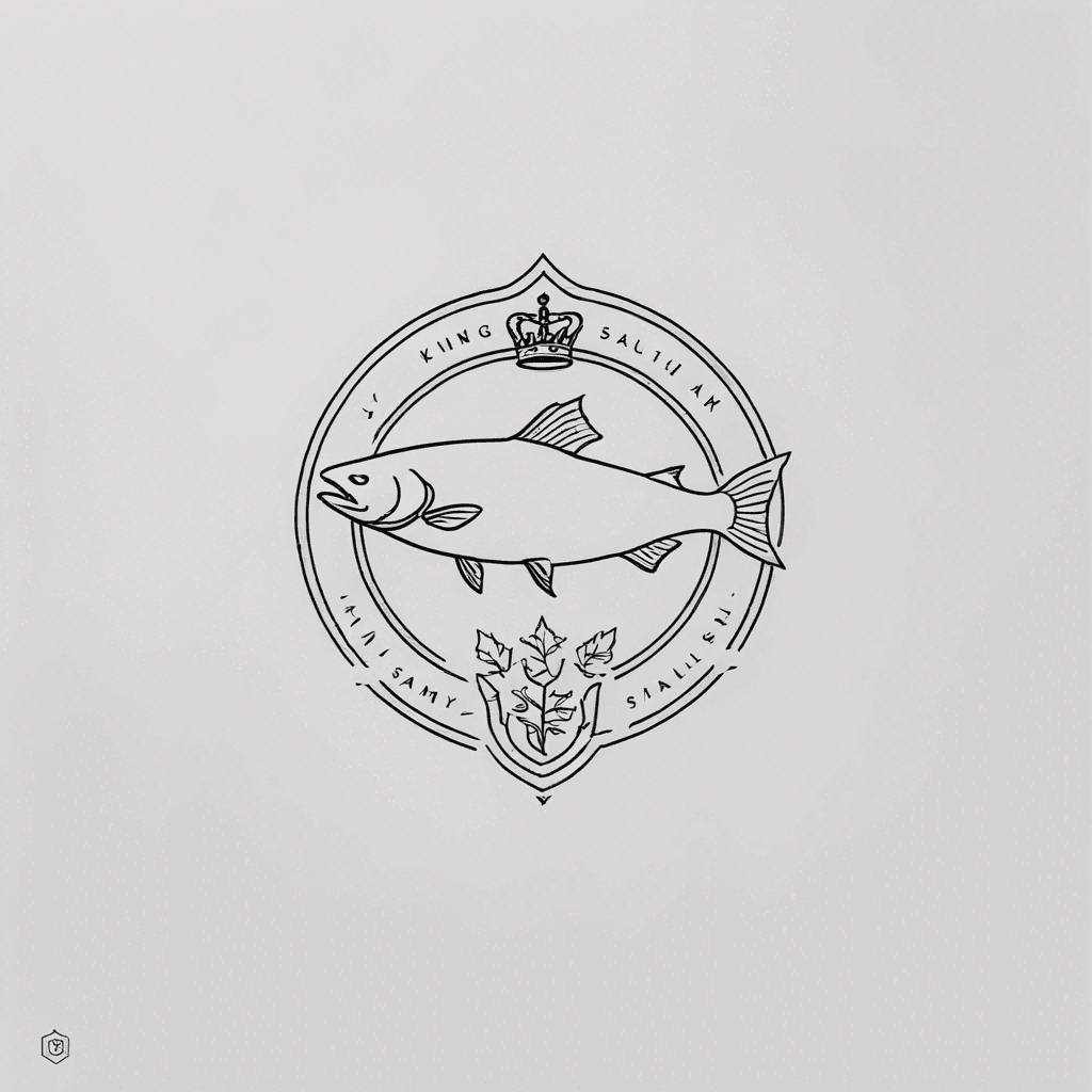 King Salmon family crest 