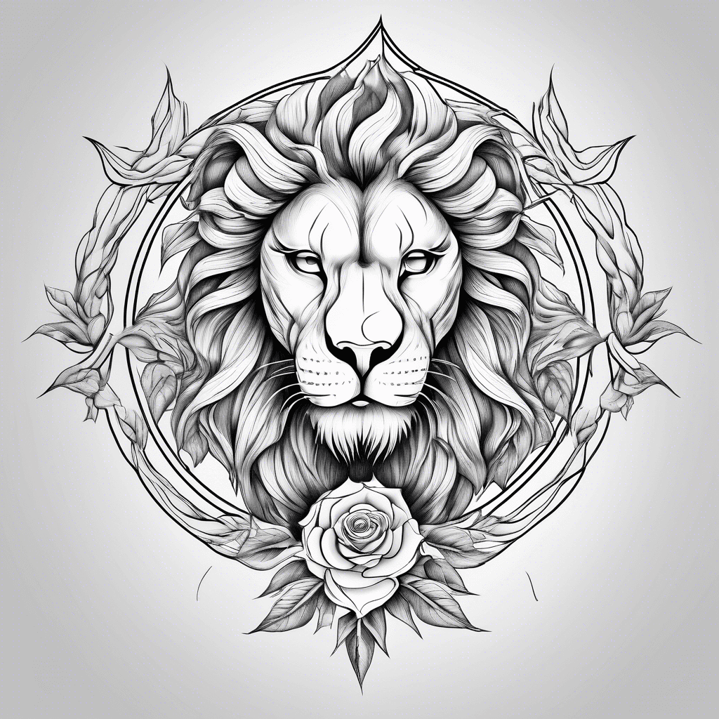 Sagittarius rose lion