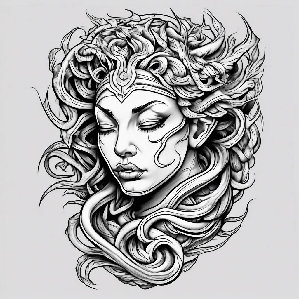 madusa tattoo for rib