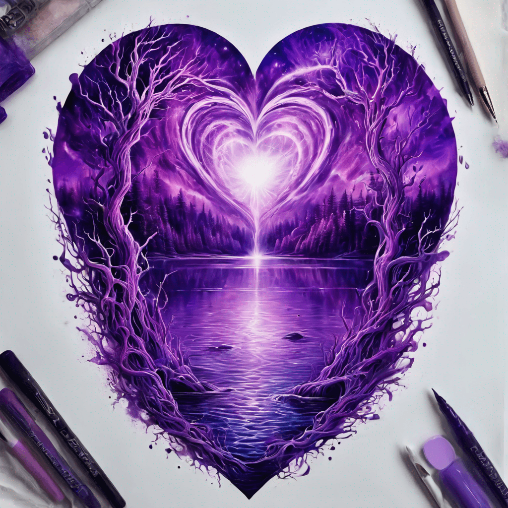 Purple heart lake