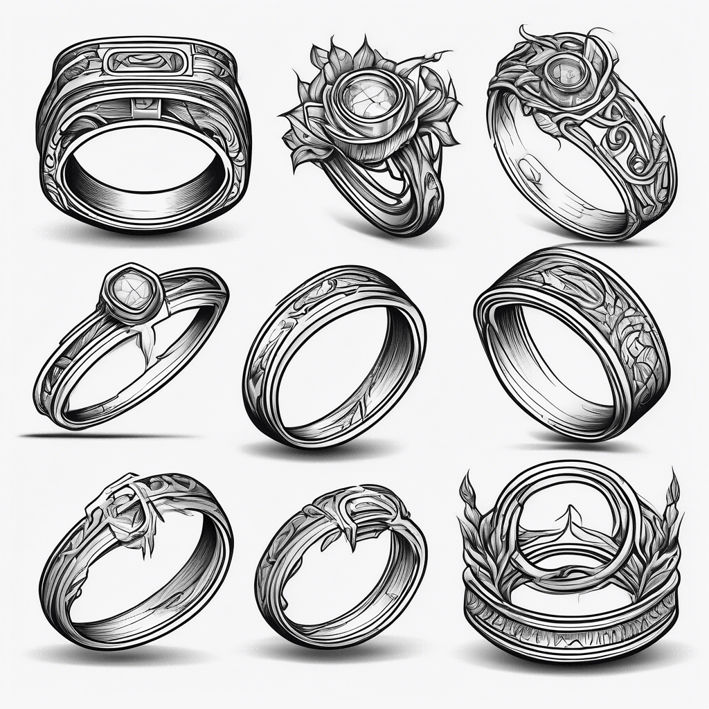 Divorce ring finger tattoo 