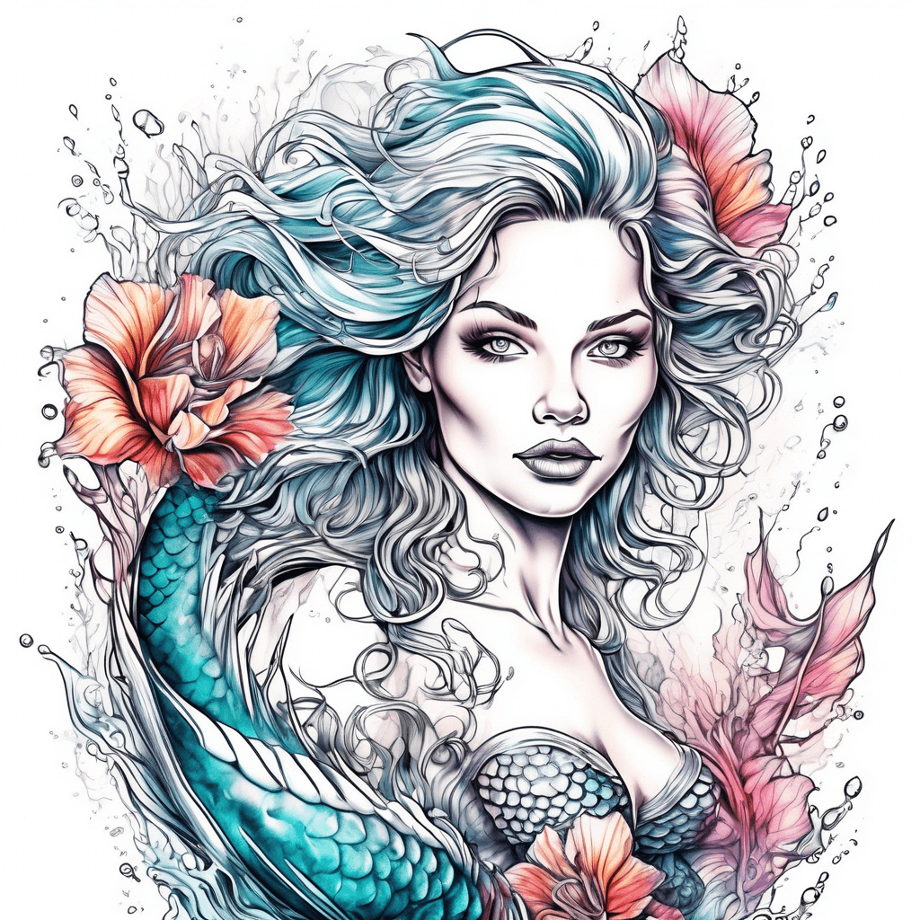 A mermaid