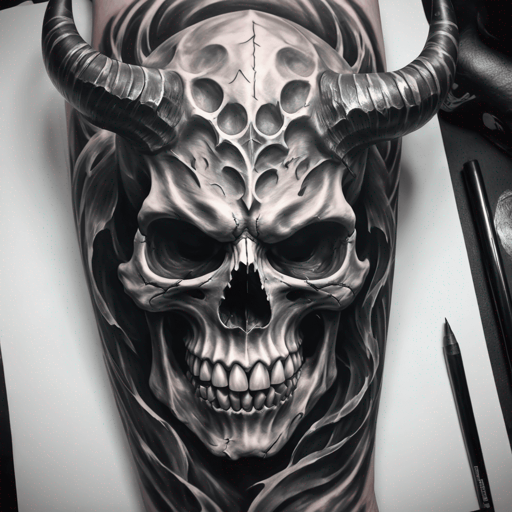 demon skull