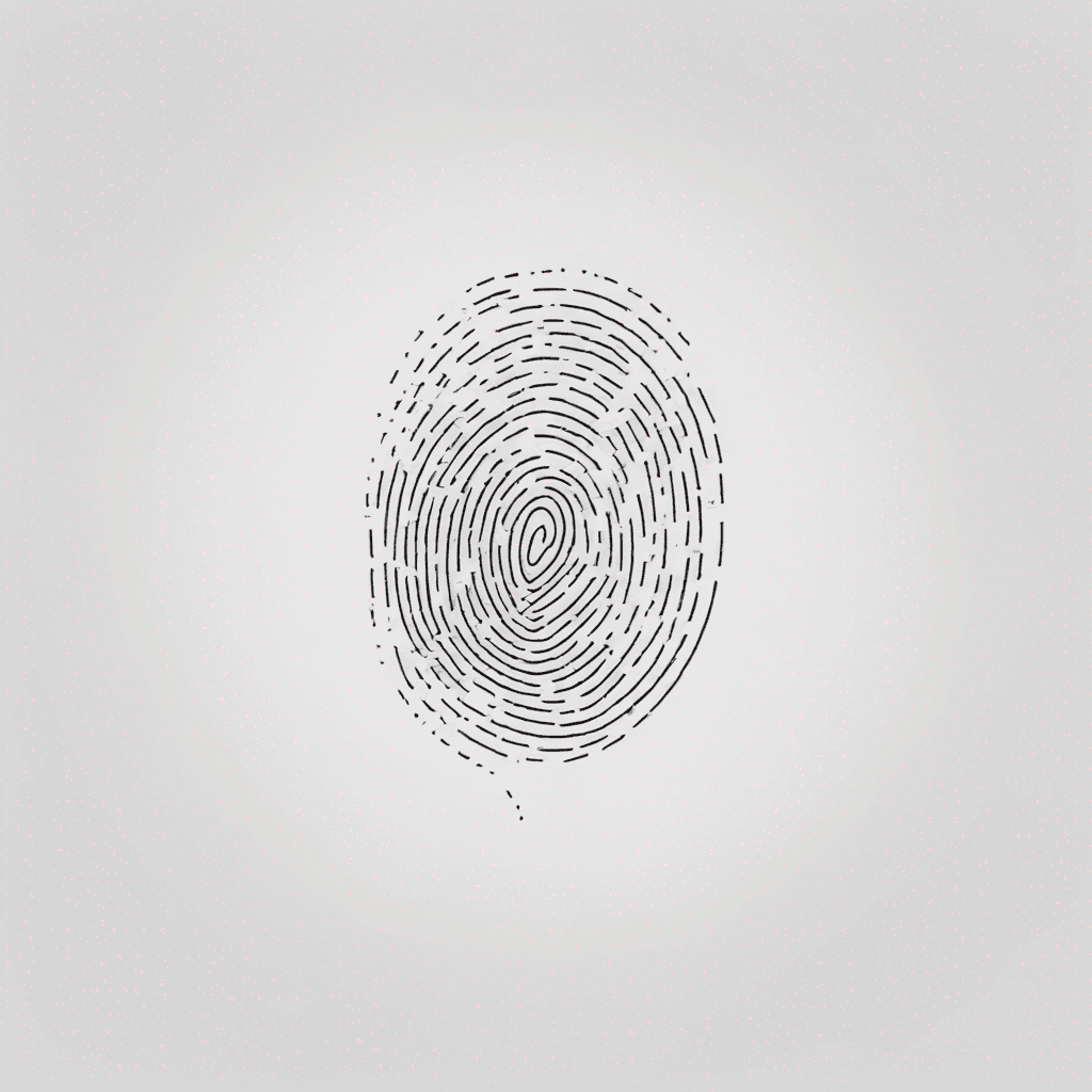 Thumbprint tattoo