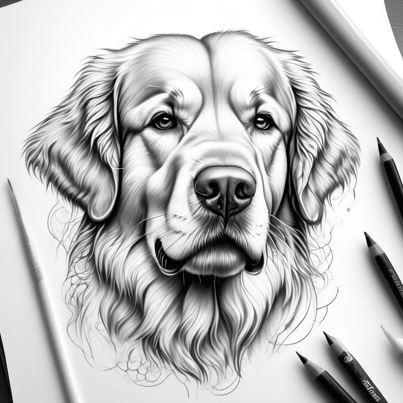 Idée de tatouage retriever