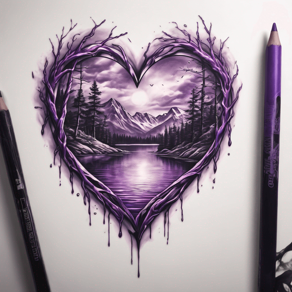 Purple heart lake