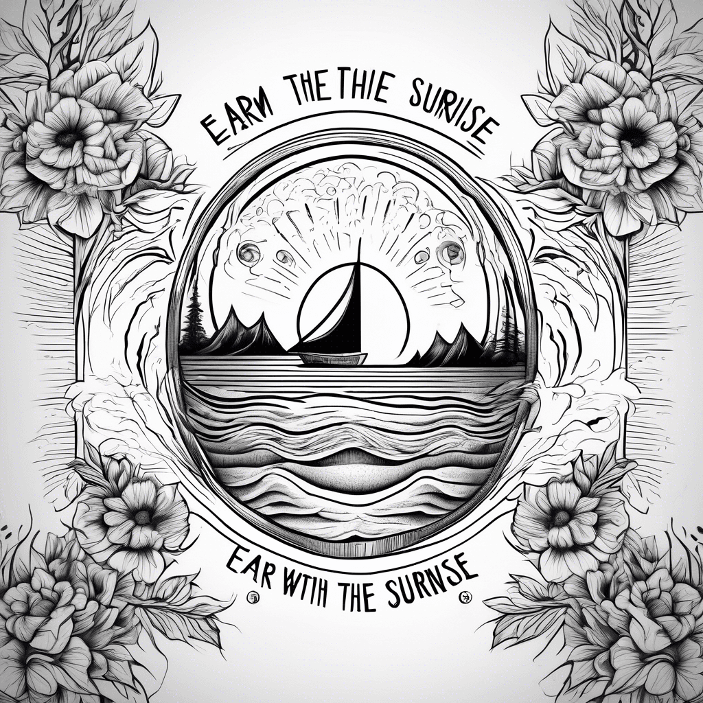 Earn The Sunrise quote