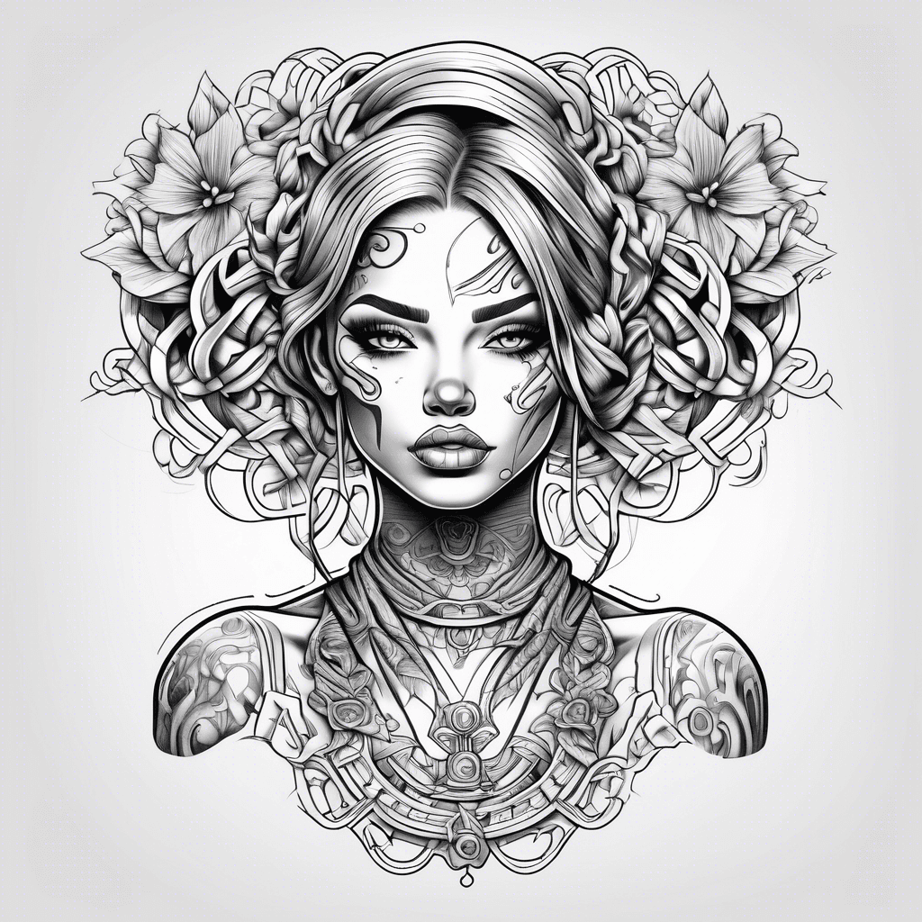 Bandz girl tattoo 