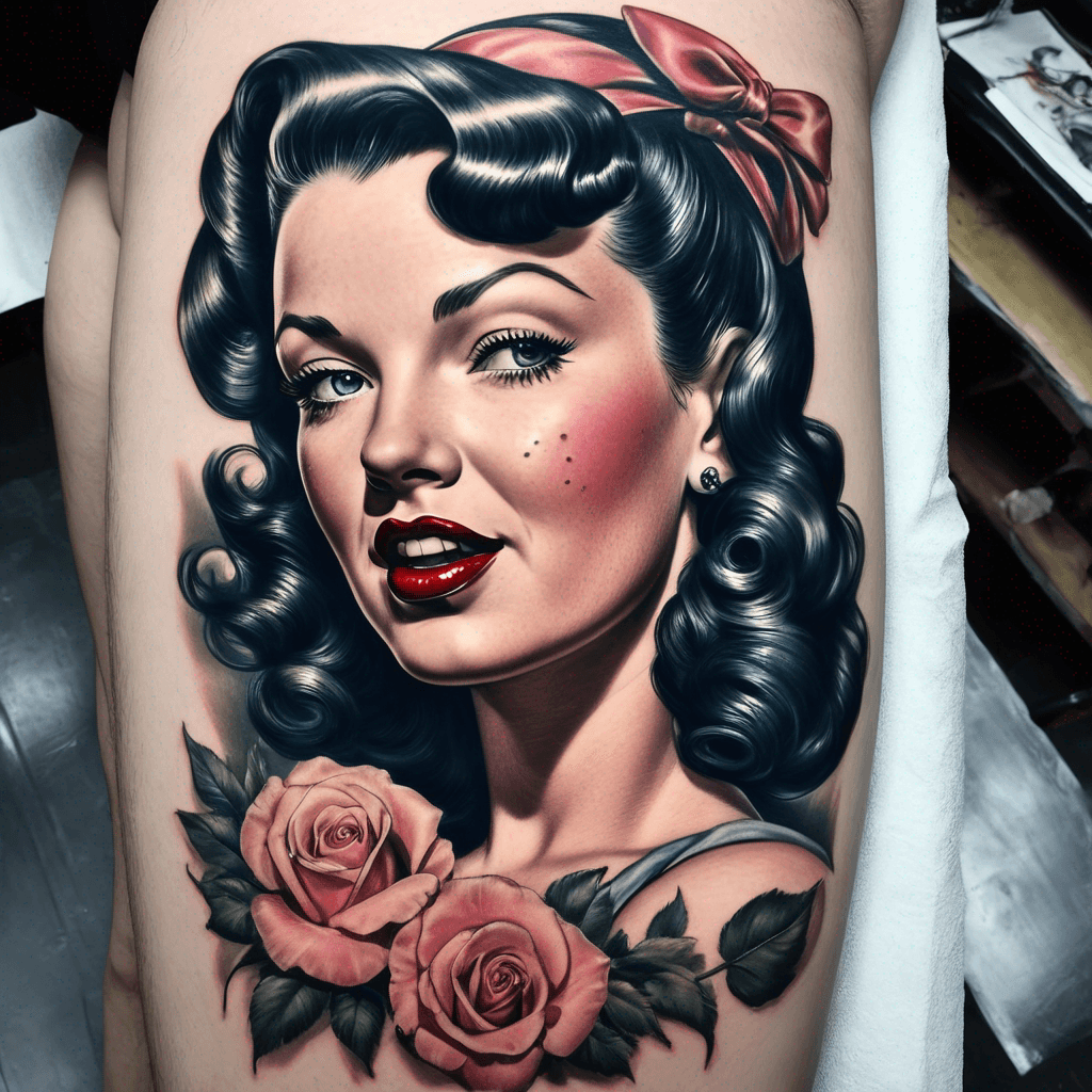 Pinup full length 1940’s