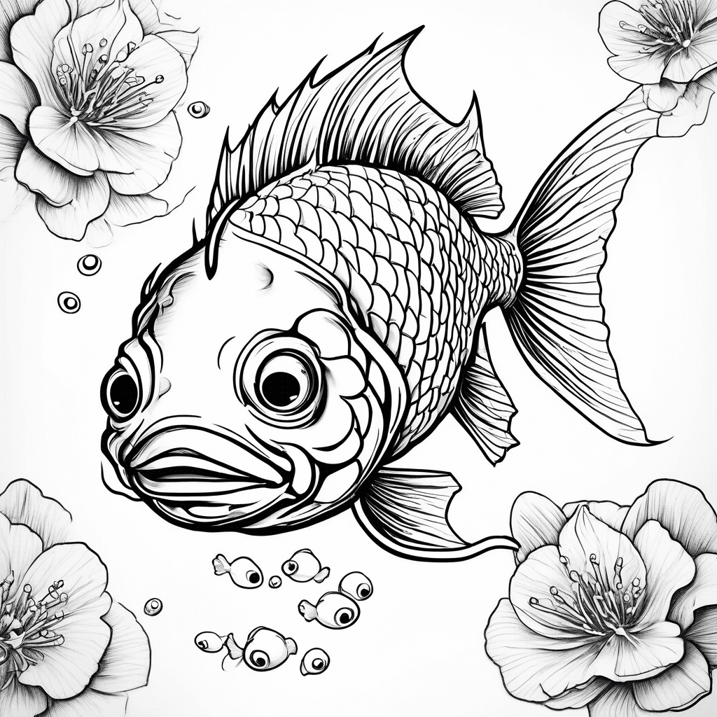 Sexy cute feminine piranha