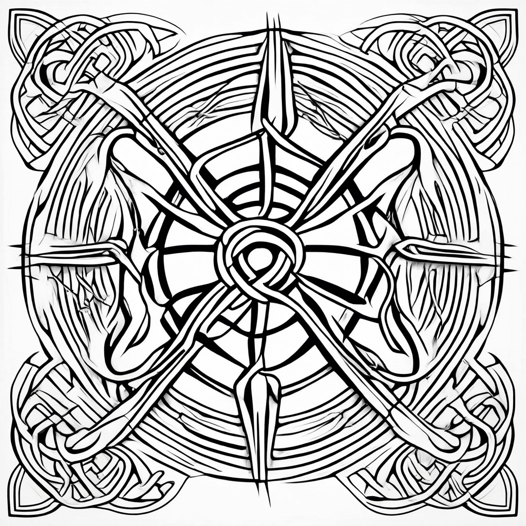 celtic knot spider small