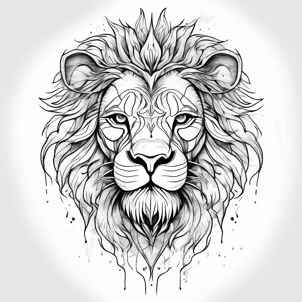 Simplistic Lion head