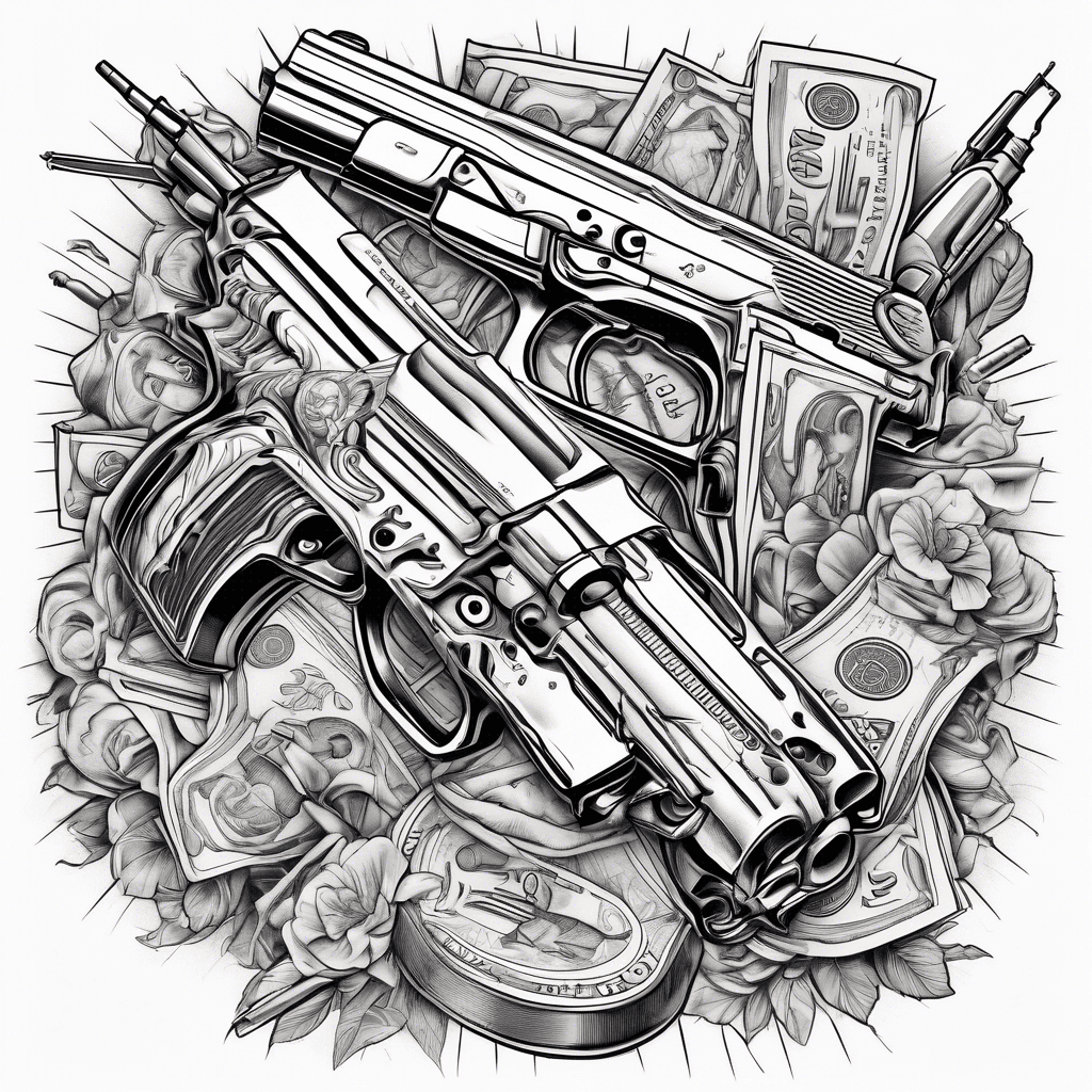 money and guns