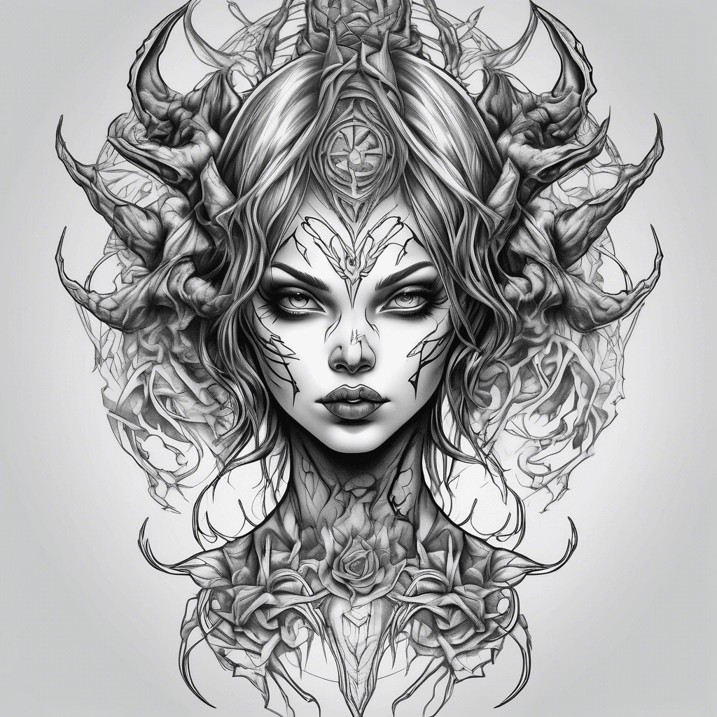 Demonic girl 