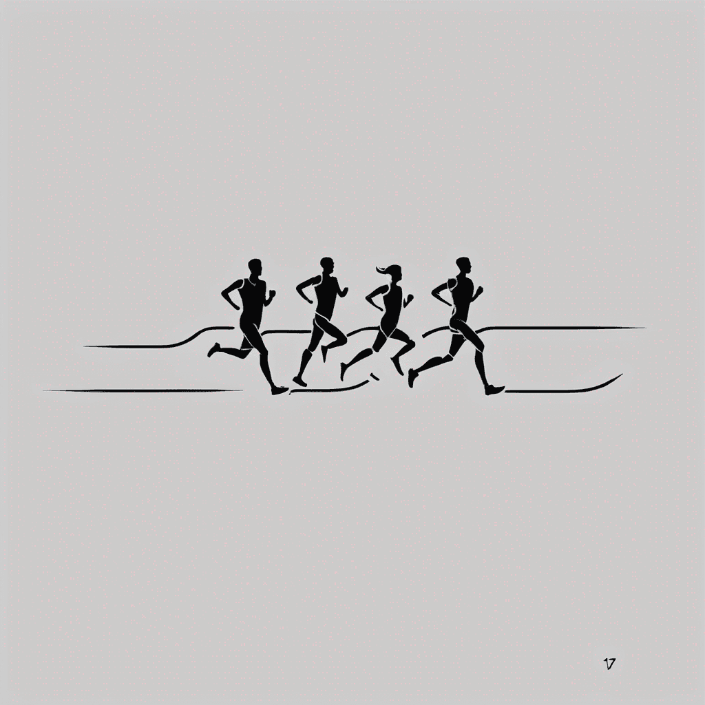 a marathon finishline