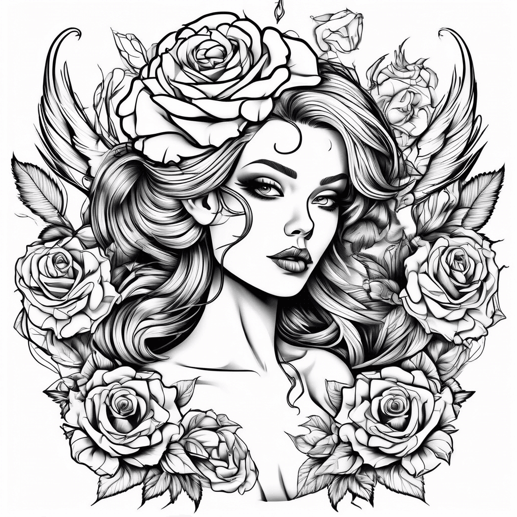unique back tattoos