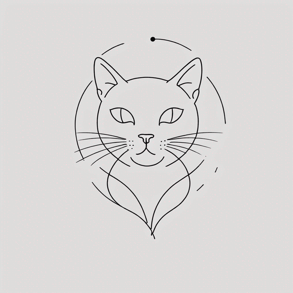 a cat's cute face