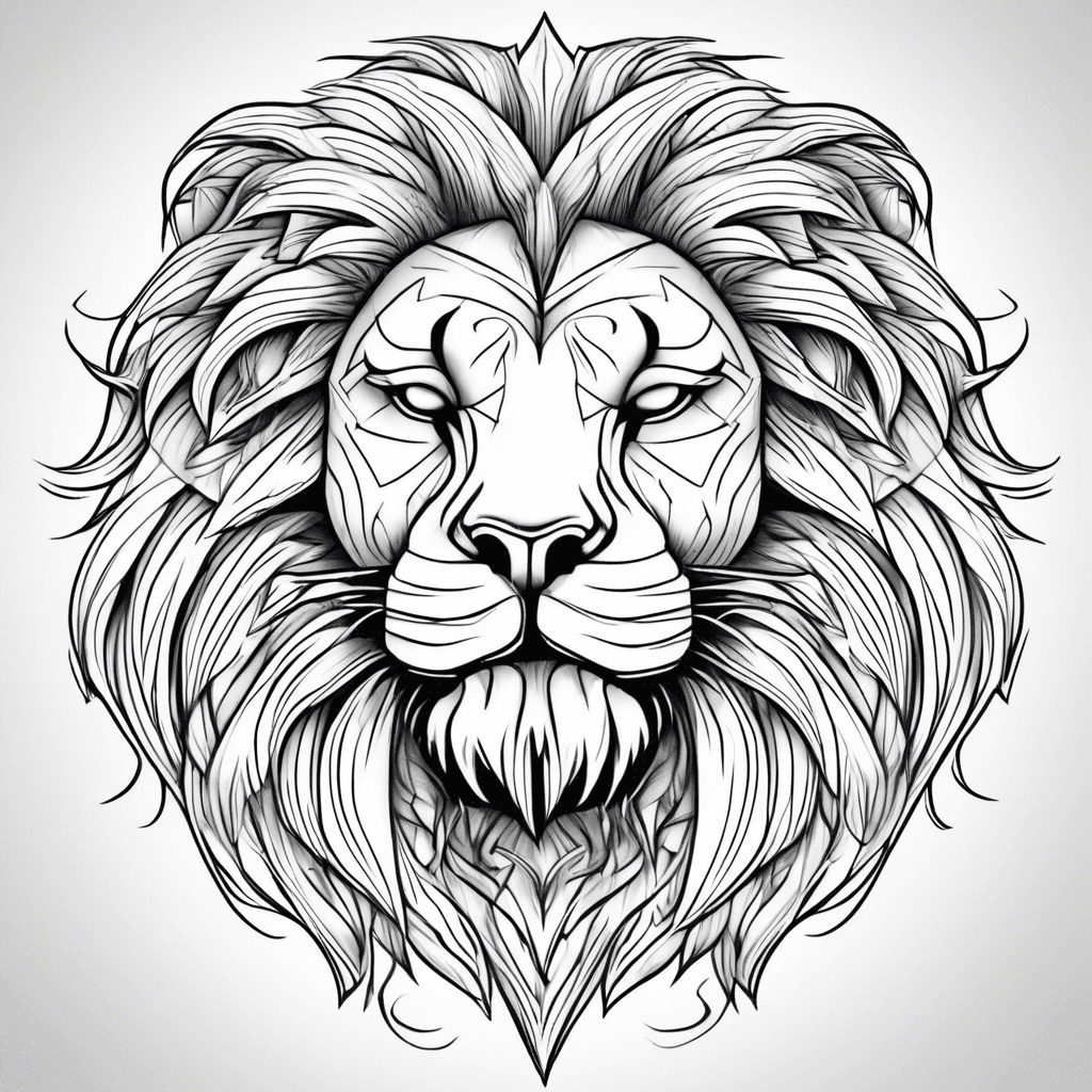 Simplistic Lion head