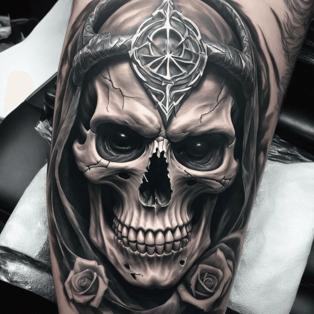 evil skull