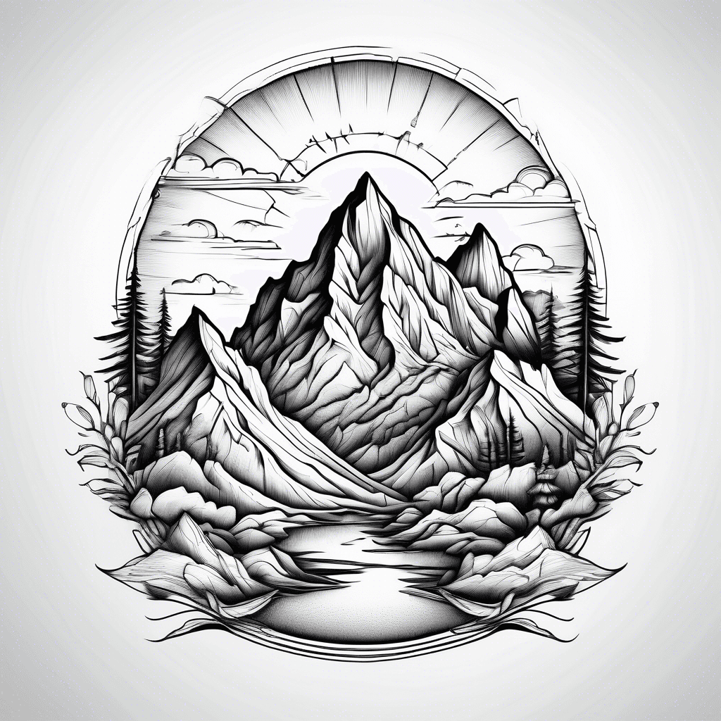 A mountain