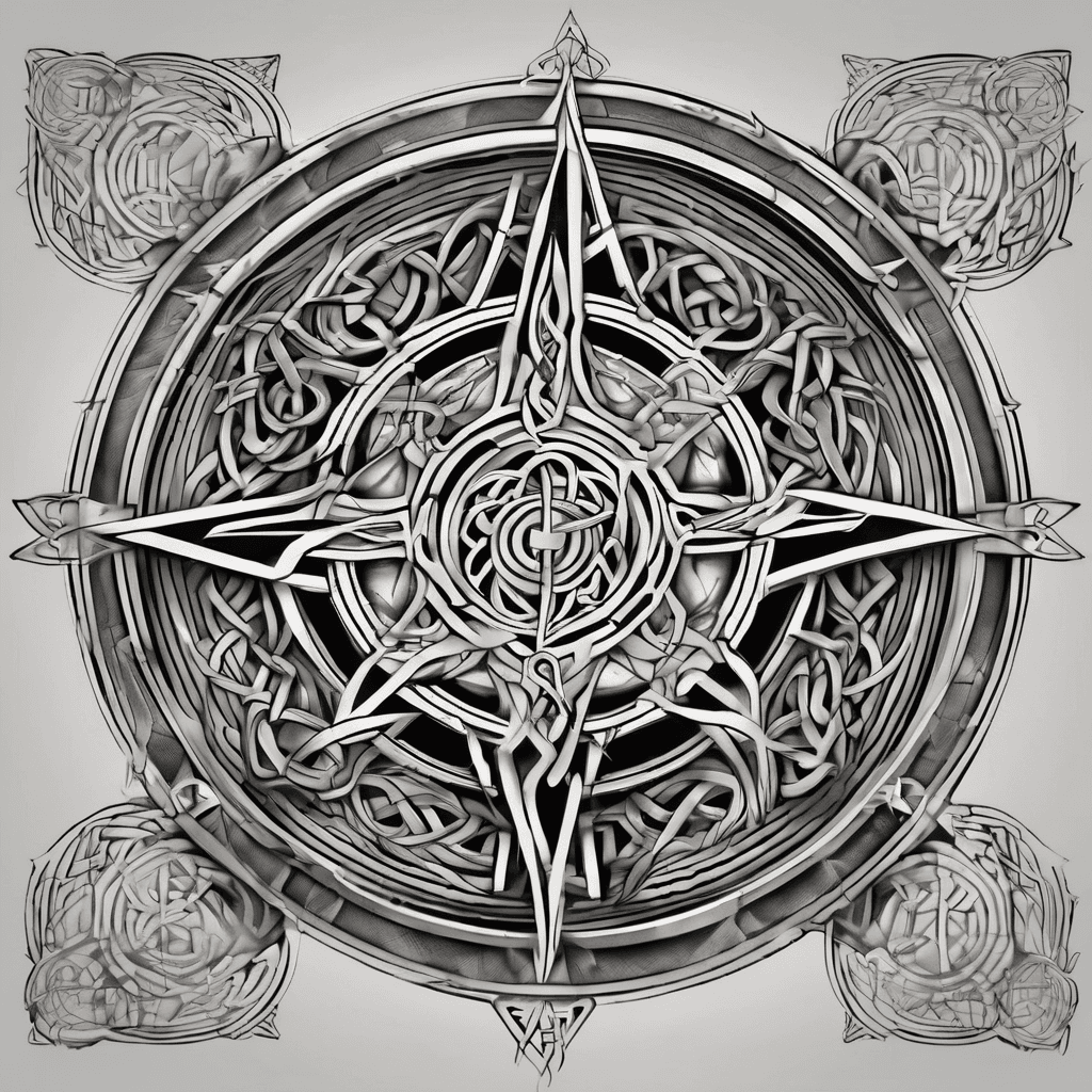Celtic compass