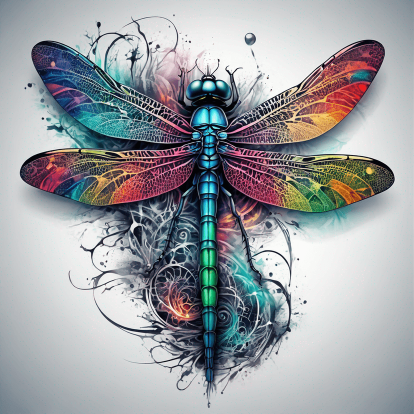 Idea per tatuaggio dragonfly