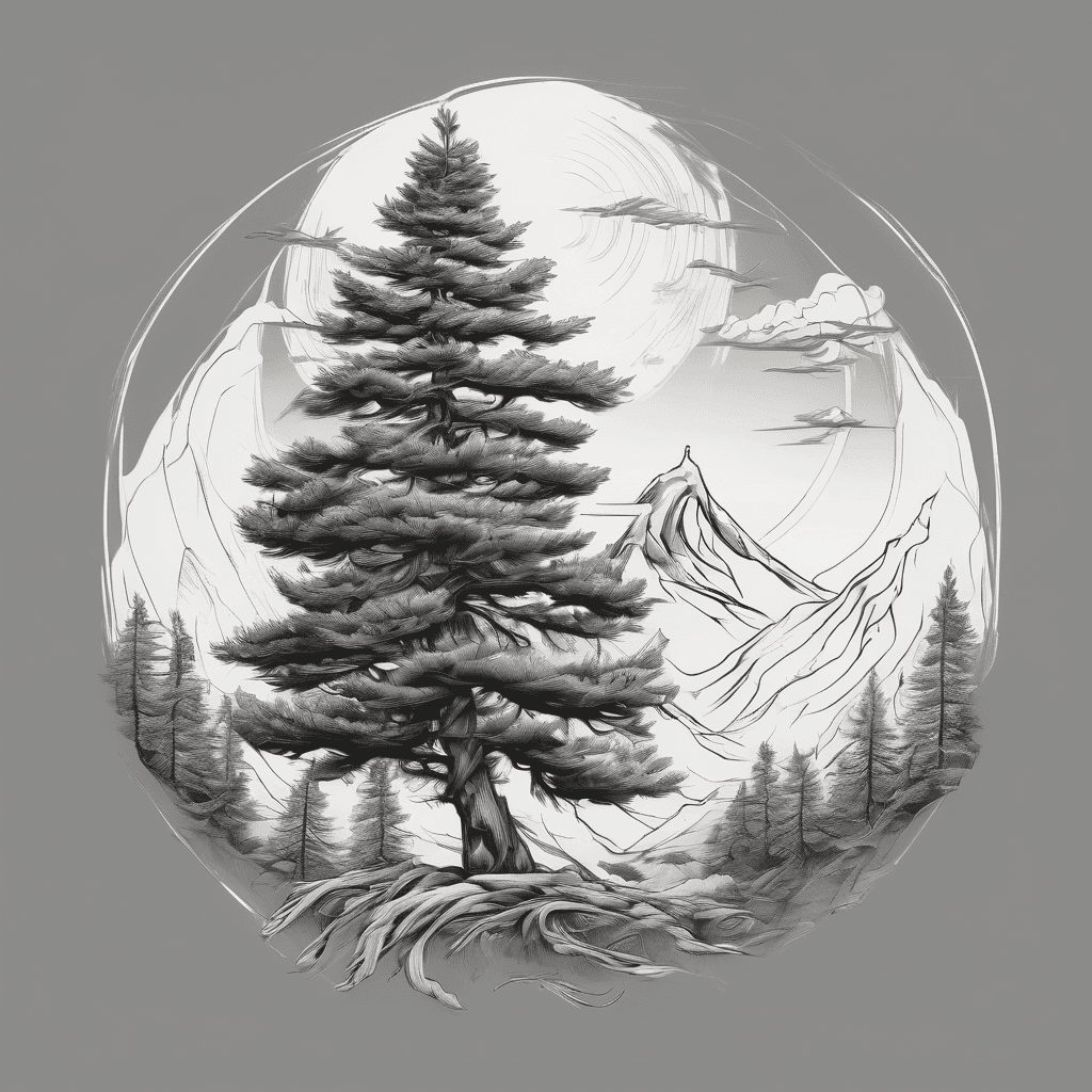 windswept pine