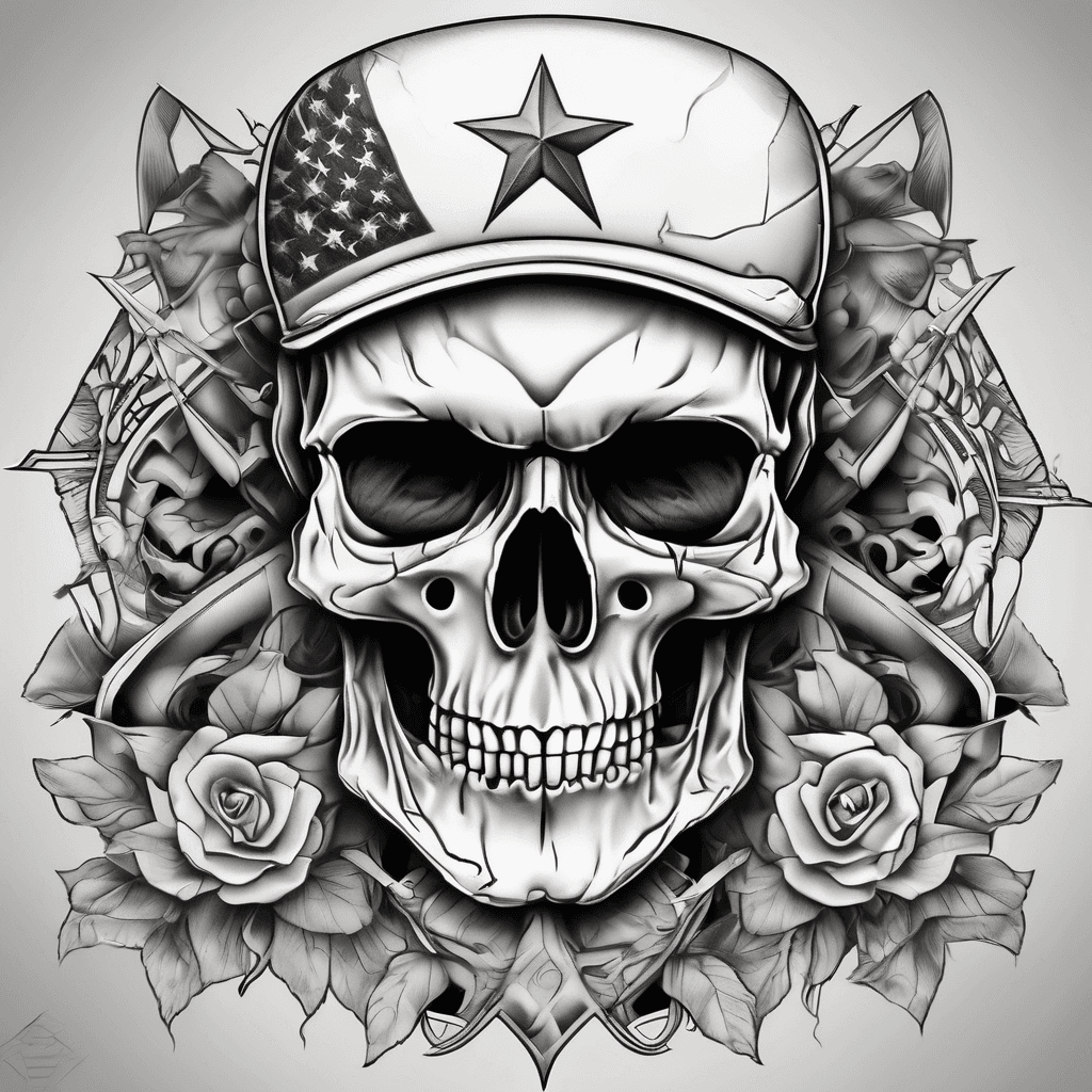 Patriotic Skull