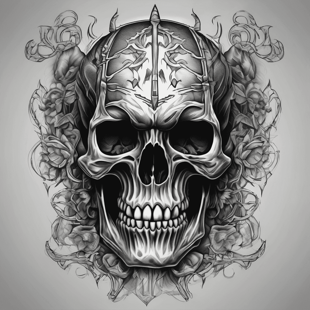 evil skull