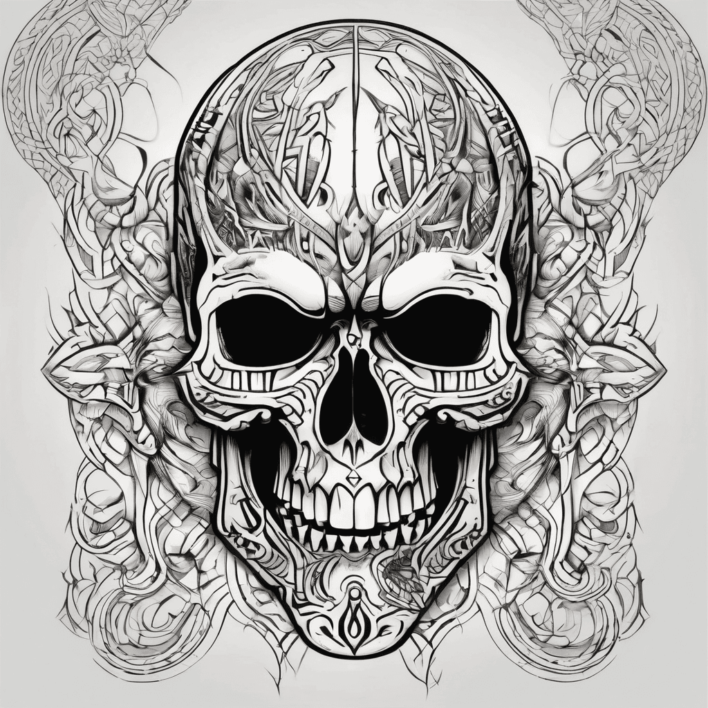 evil skull