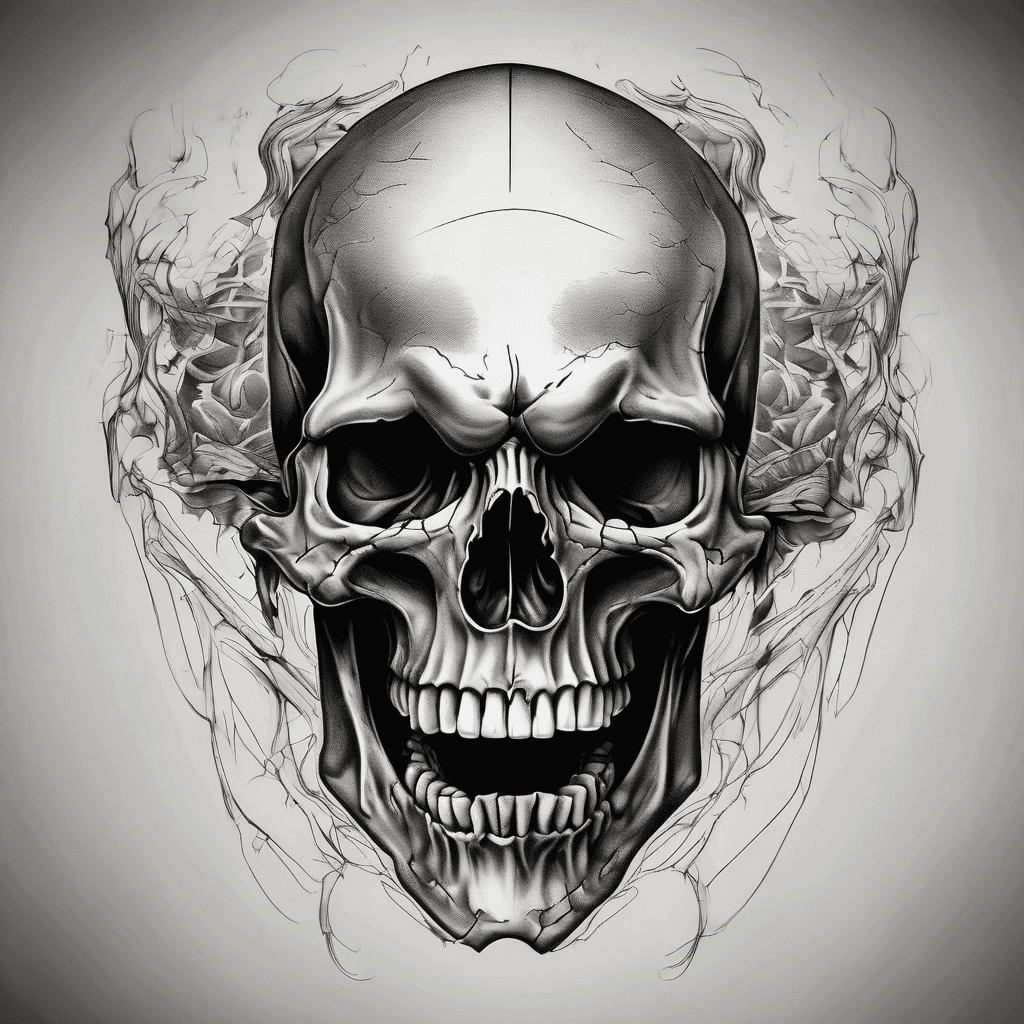 screaming skull
