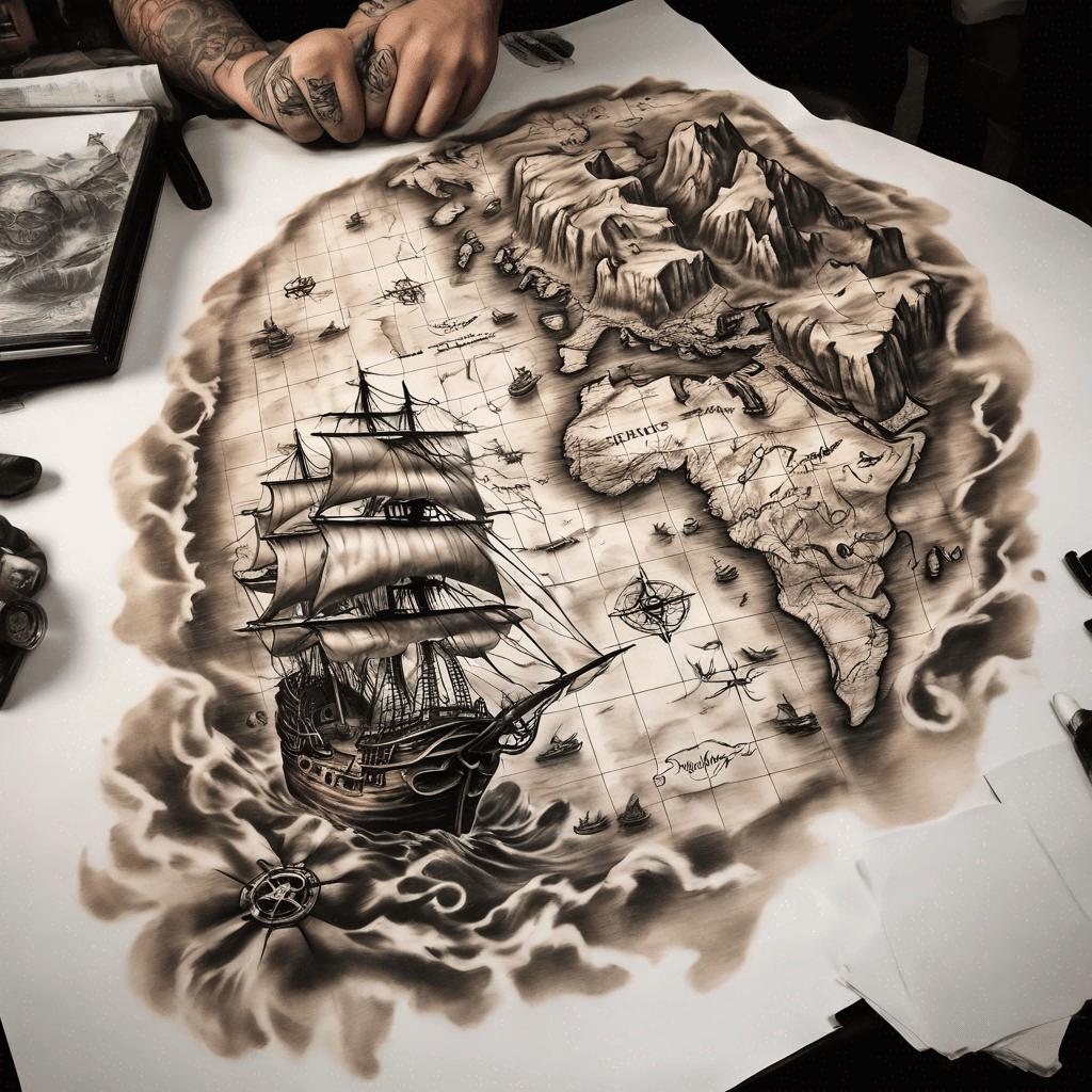 Pirate map