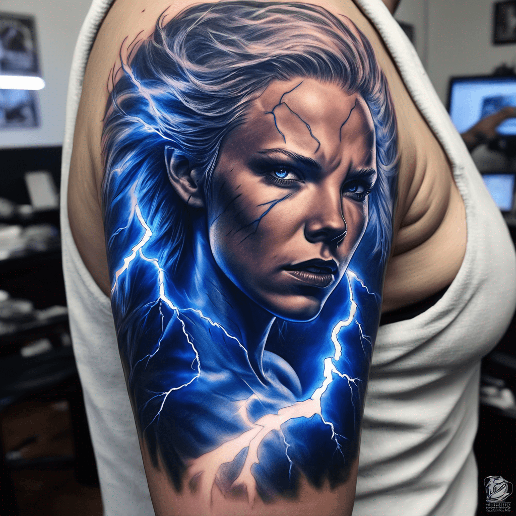 blue lightning