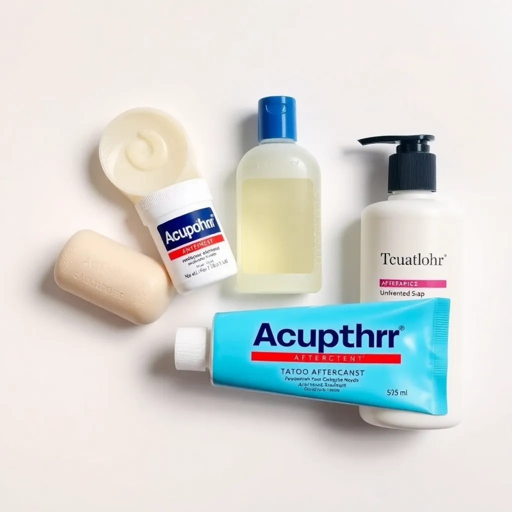 Tattoo aftercare products