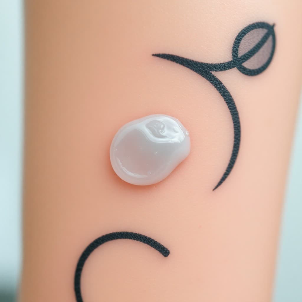 Nighttime tattoo ointment application