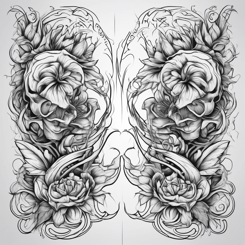 A tattoo that say forever and ever after