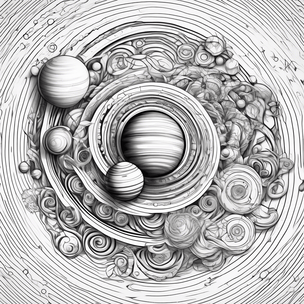 spiral of planets