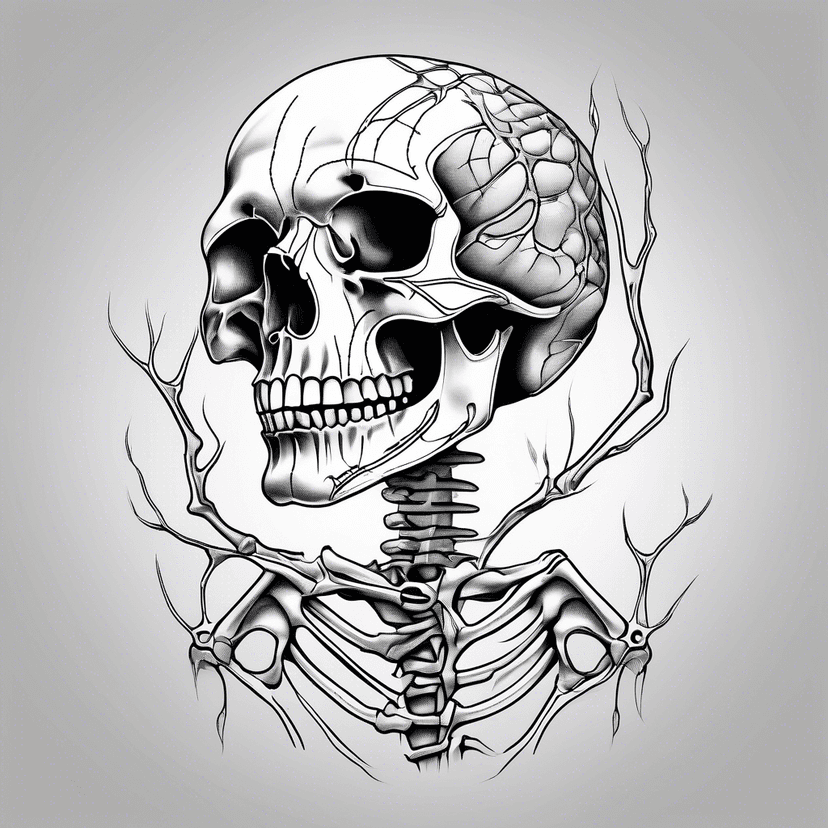 Idée de tatouage skeletal