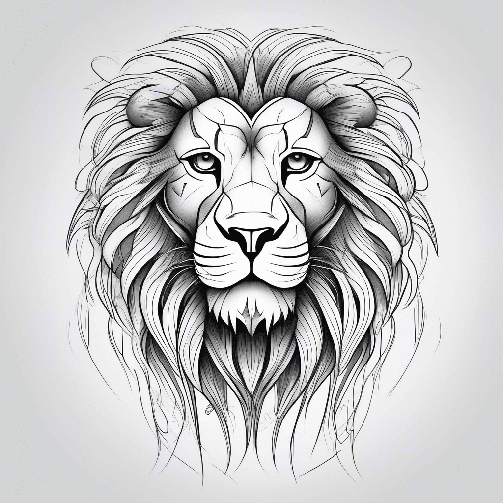 Minimalist lion connection